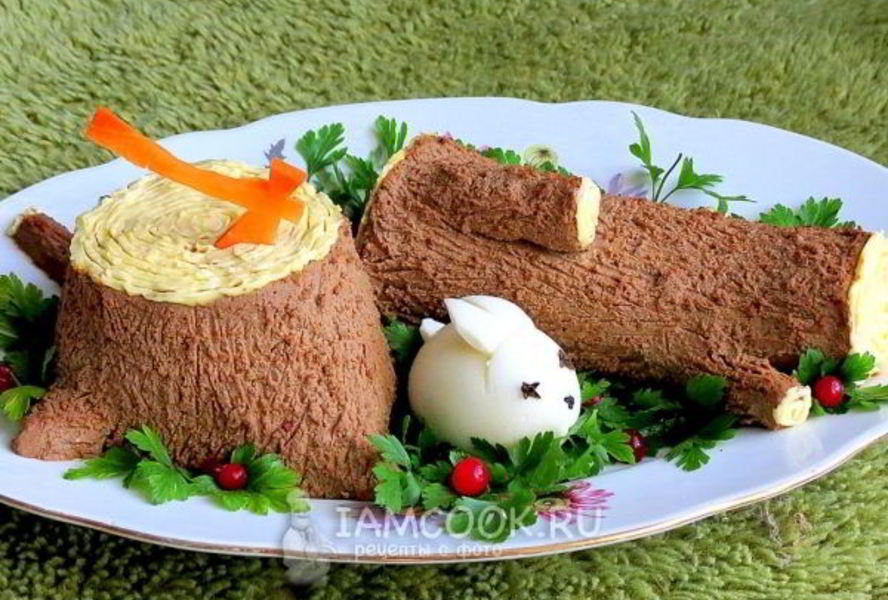 Паштет из куриной печени нарезной