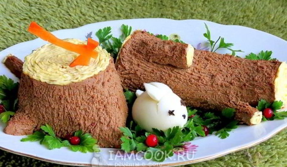 Рецепт паштет из куриной печени нарезной