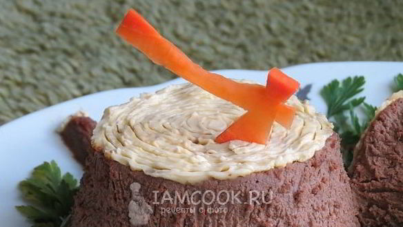 ШАГ 12. паштет из куриной печени нарезной