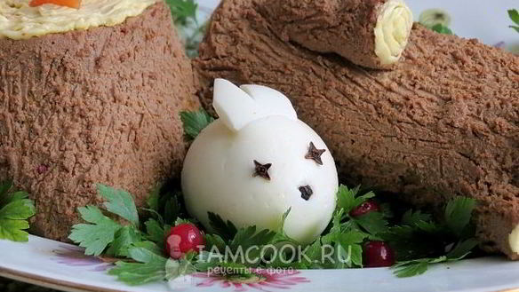 ШАГ 13. паштет из куриной печени нарезной