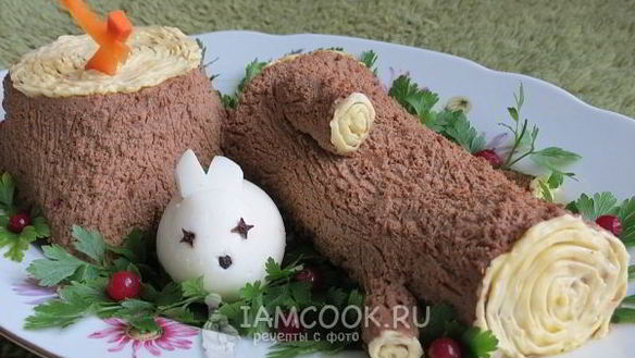 ШАГ 14. паштет из куриной печени нарезной