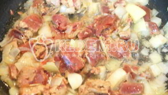 ШАГ 3. паштет из куриной печени с грибами