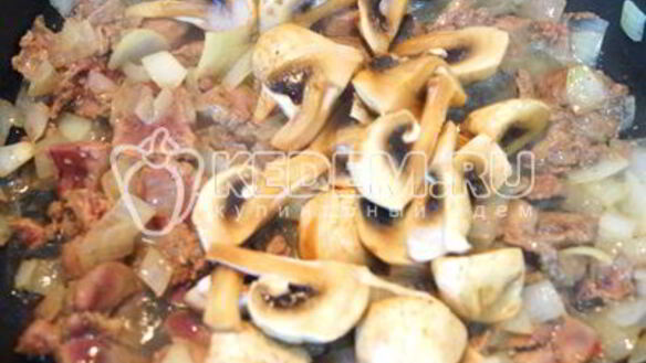 ШАГ 4. паштет из куриной печени с грибами