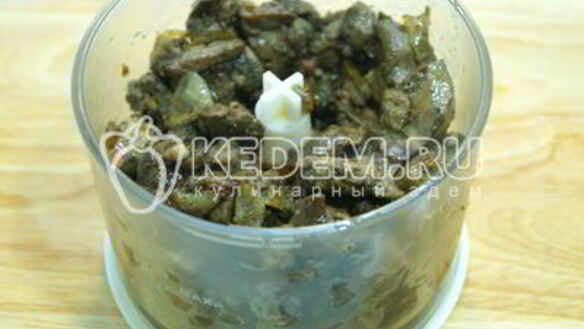 ШАГ 5. паштет из куриной печени с грибами