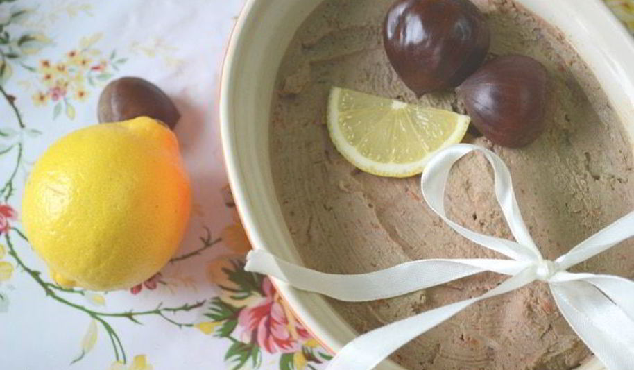 Рецепт паштет из куриной печени с каштанами, шампанским и цедрой лимона