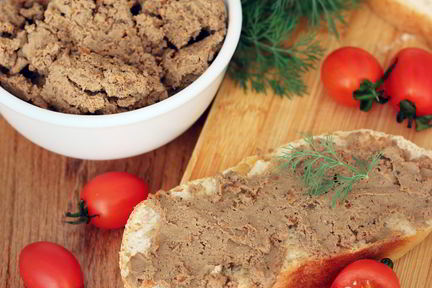 Паштет из куриной печени с морковью