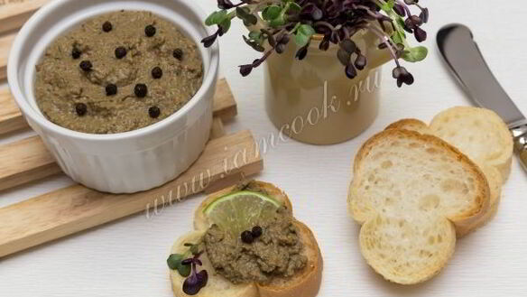 ШАГ 8. паштет из куриной печени с овощами