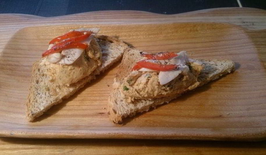 Рецепт паштет из курицы с голубым сыром, инжиром и орехами