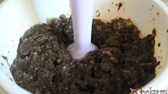 ШАГ 2. паштет из лесных грибов с гречневыми хлопьями