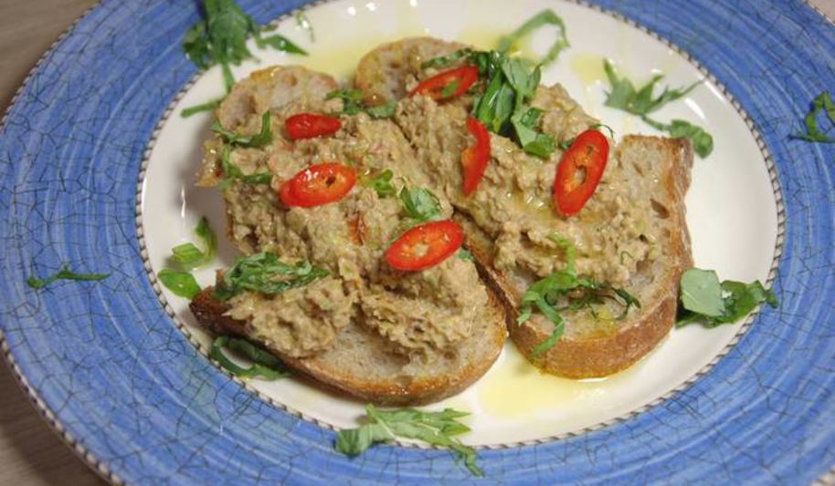 Рецепт паштет из маша на хрустящих гренках