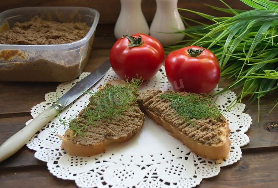 Паштет из печени говяжьей с морковью