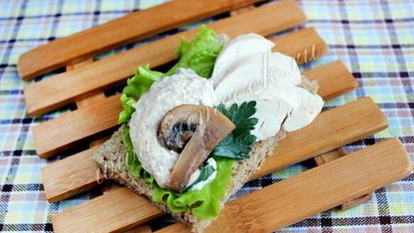 ШАГ 8. паштет из шампиньонов и творога