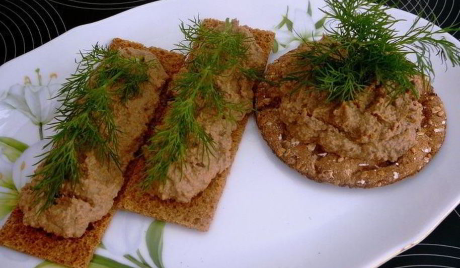 Рецепт паштет из свиной печени