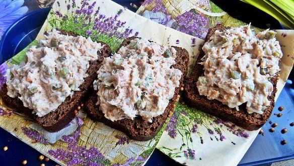 ШАГ 15. паштет из тунца с яблоком и рисом