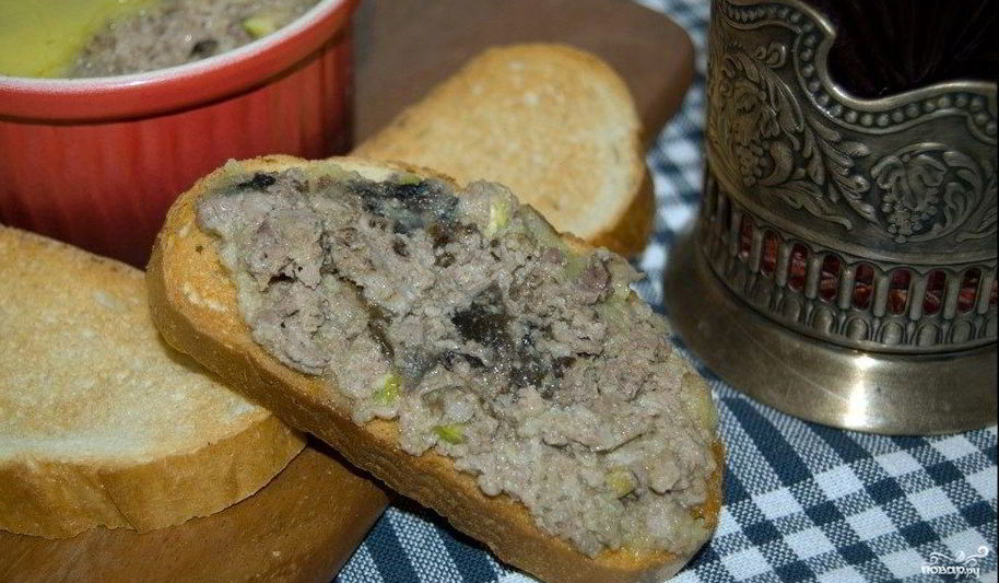 Рецепт паштет из утки с черносливом