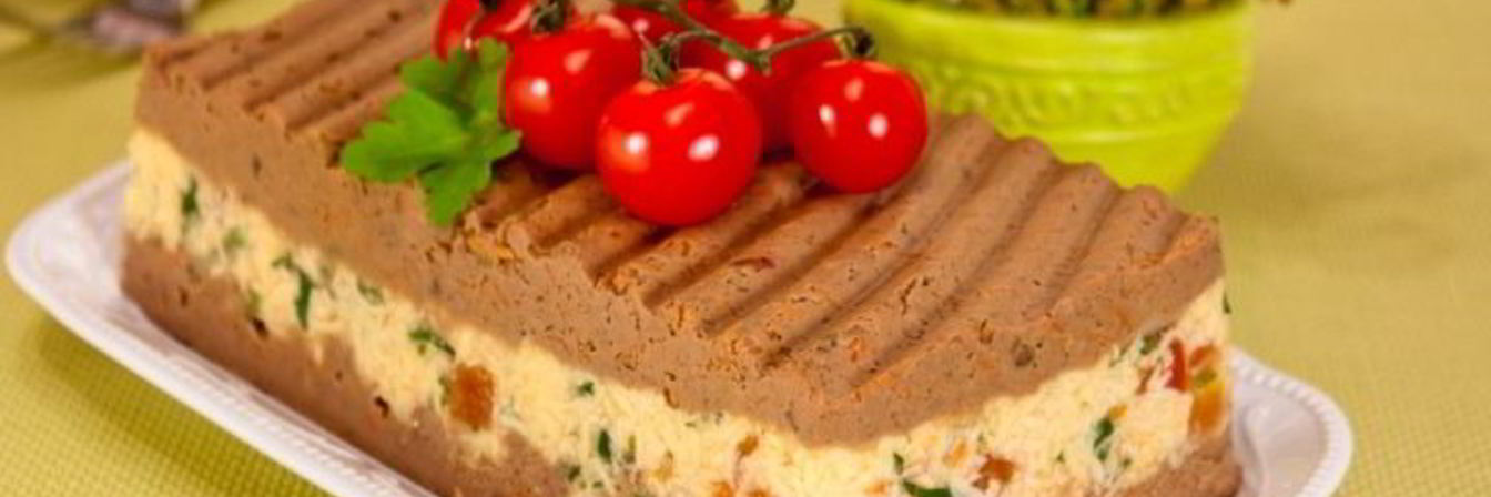Паштет с куриной печенью и сыром