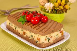 Паштет с куриной печенью и сыром