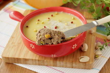 Паштет с тыквой и фисташками
