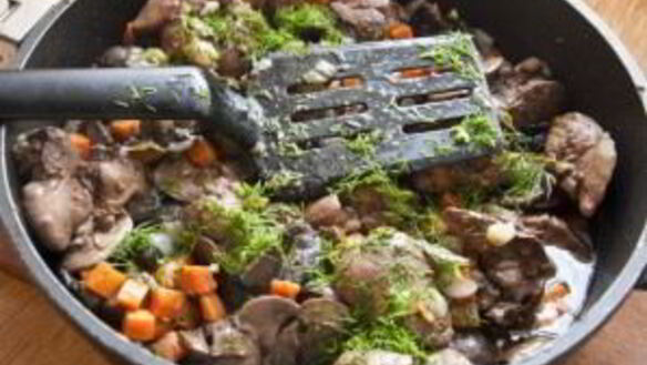 ШАГ 2. печеночный паштет с грибами