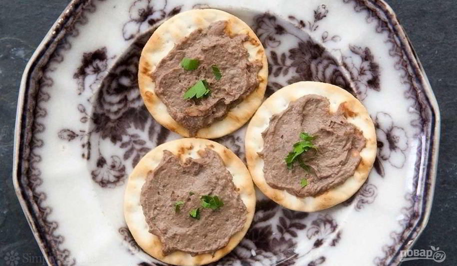 Рецепт вкусный куриный паштет