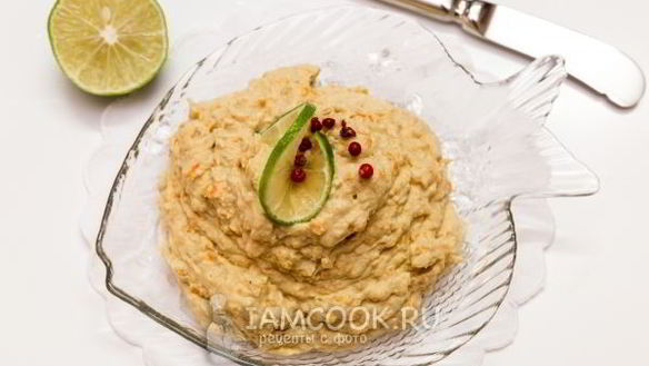 ШАГ 8. яичный паштет с печенью трески и овощами