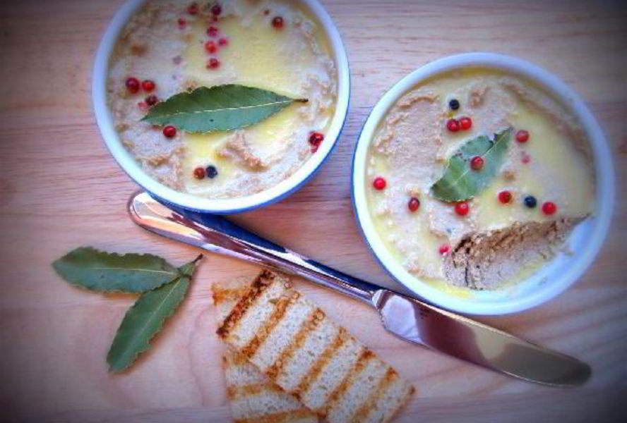 Запеченный утиный паштет