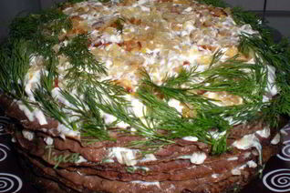 Печеночный торт