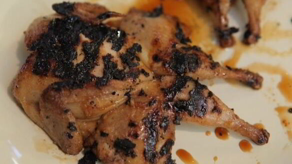 ШАГ 7. перепелки, маринованные в мисо-соусе