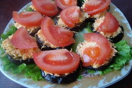 Пикантная овощная закуска с сыром