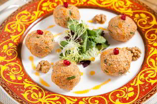 Пхали из тыквы и моркови