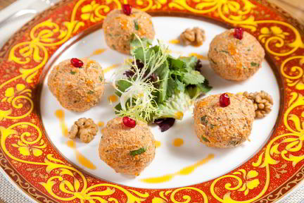 Пхали из тыквы и моркови