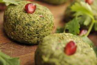 Пхали из замороженного шпината