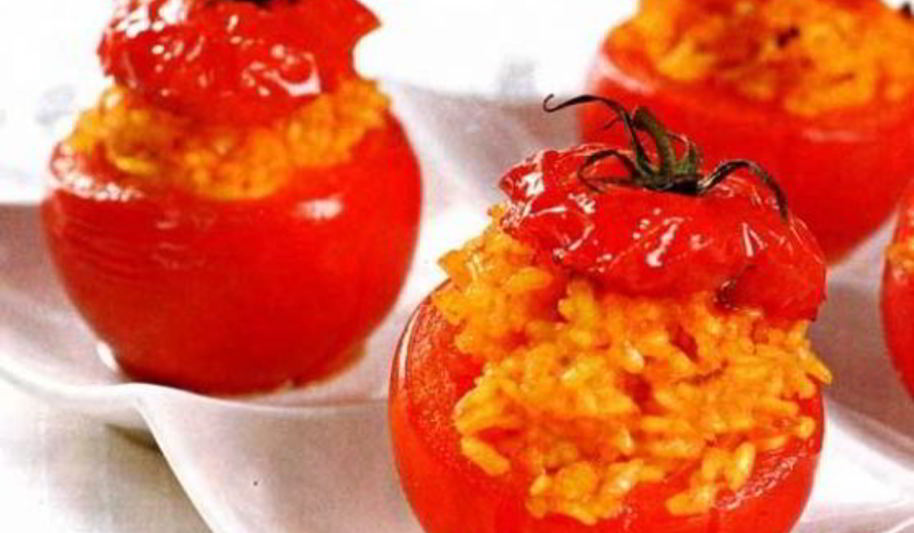 Рецепт помидоры, фаршированные пряным рисом