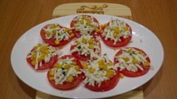 ШАГ 5. помидоры с брынзой