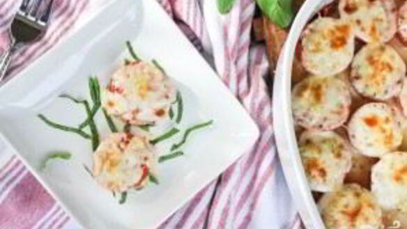 ШАГ 6. помидоры с чесноком и сыром