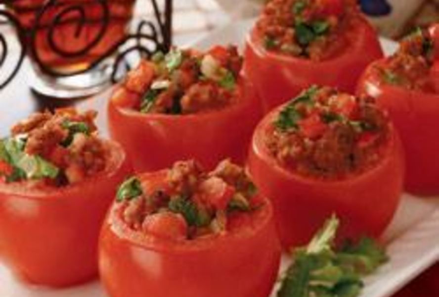 Помидоры с фаршем