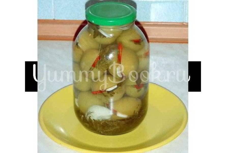 Помидоры, зеленые фаршированные