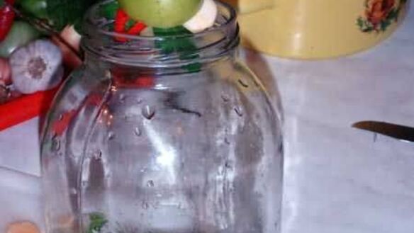 ШАГ 31. помидоры, зеленые фаршированные