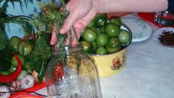 ШАГ 13. помидоры, зеленые фаршированные