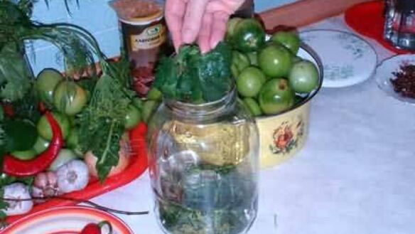 ШАГ 15. помидоры, зеленые фаршированные