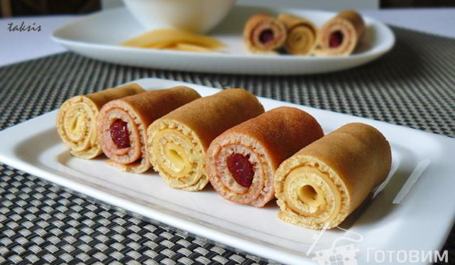 Рецепт блинные роллы