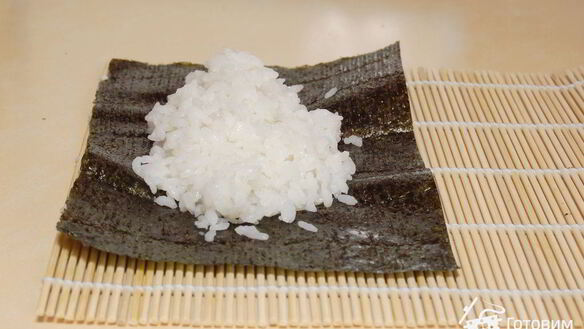 ШАГ 6. роллы с семгой и авокадо