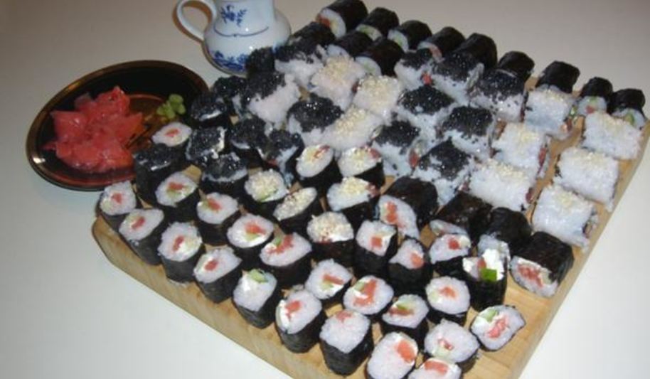 Рецепт роллы с семгой