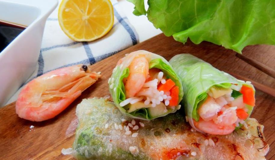 Рецепт спринг-роллы с креветками