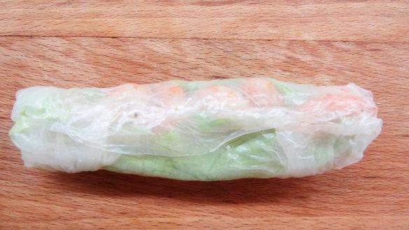 ШАГ 13. спринг-роллы с креветками