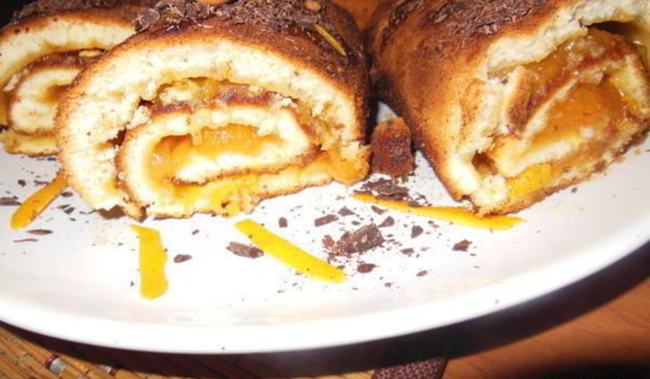 Рецепт бисквитный рулет пятерочка