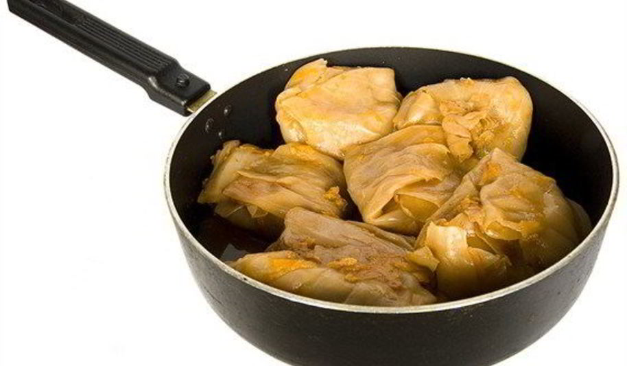 Рецепт капустные рулеты с говядиной, свининой, зеленым луком и чили по-японски