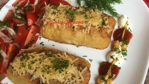 ШАГ 8. картофельные рулетики с мясом