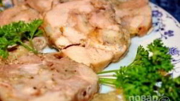 ШАГ 7. куриный рулет в пакете из-под молока