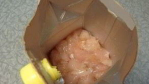 ШАГ 2. куриный рулет в пакете